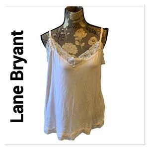 LANE BRYANT Cream Lace Cami size 18/20